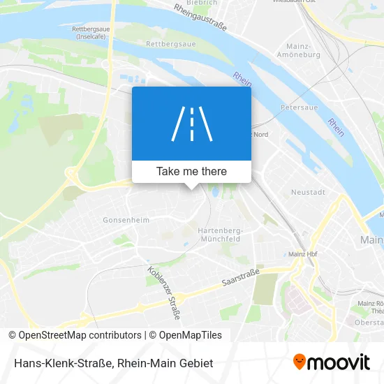 Карта Hans-Klenk-Straße