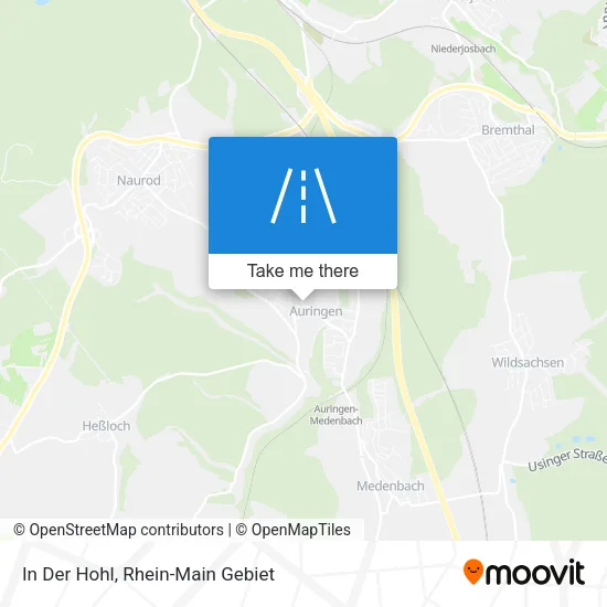 In Der Hohl map