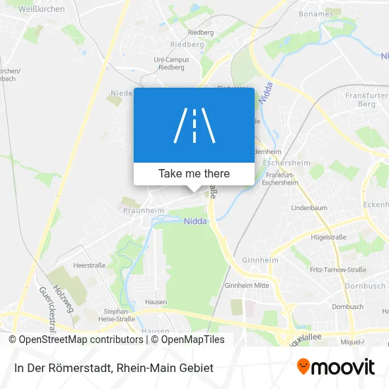 In Der Römerstadt map