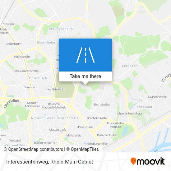 Interessentenweg map