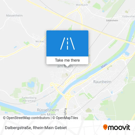 Dalbergstraße map