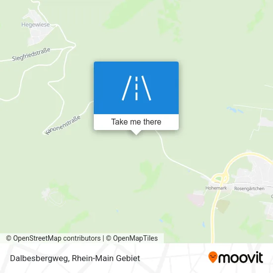 Карта Dalbesbergweg