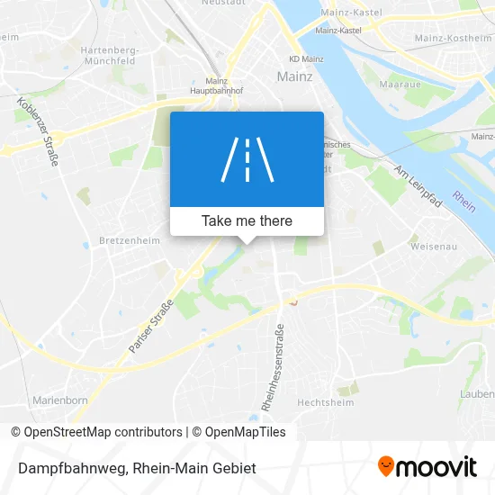 Dampfbahnweg map