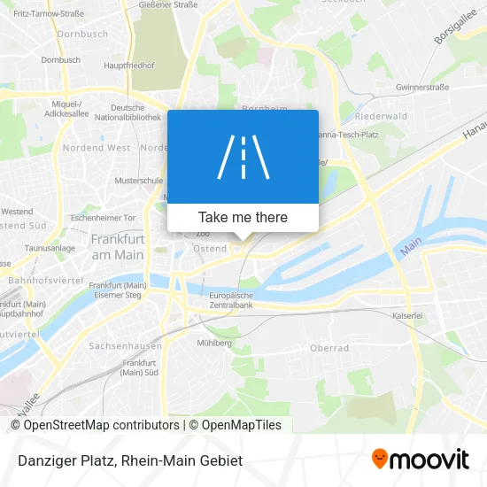 Карта Danziger Platz