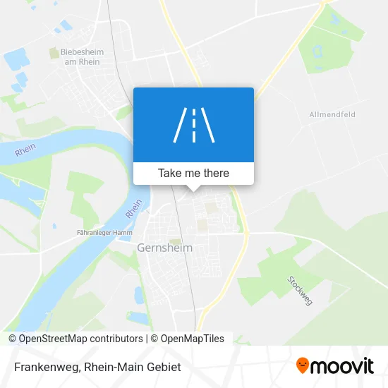 Карта Frankenweg