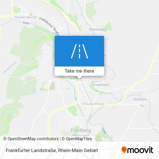 Frankfurter Landstraße map