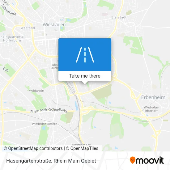 Карта Hasengartenstraße