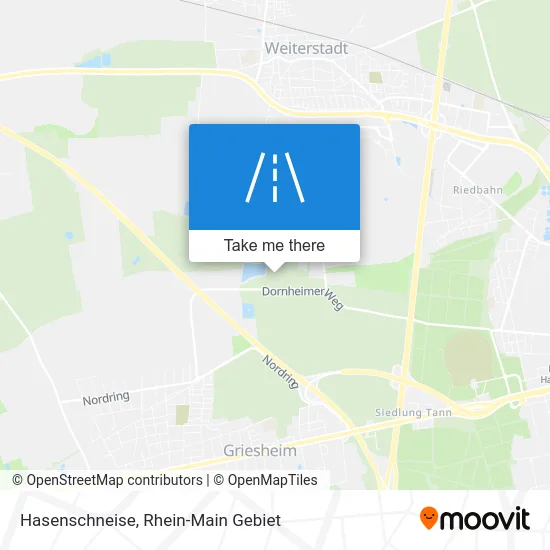 Карта Hasenschneise