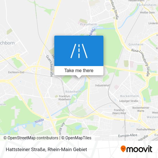 Hattsteiner Straße map