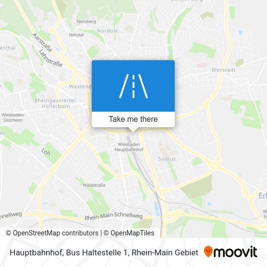 Hauptbahnhof, Bus Haltestelle 1 map