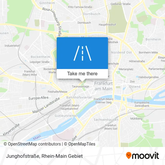 Карта Junghofstraße