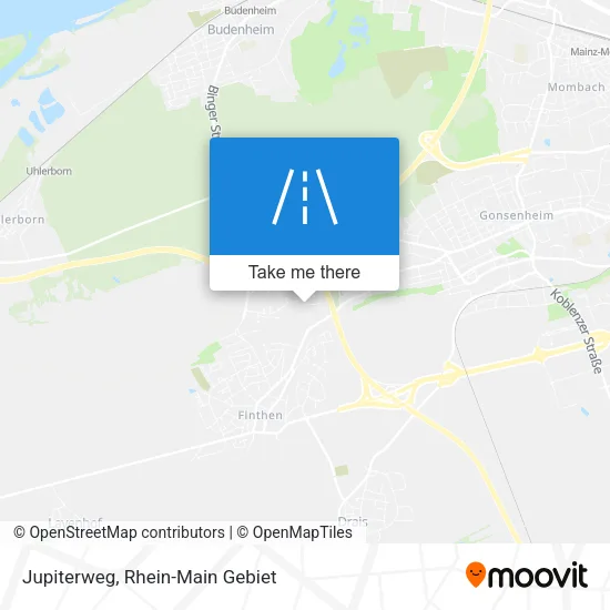 Карта Jupiterweg