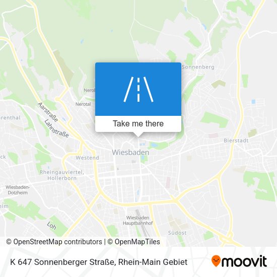 K 647 Sonnenberger Straße map