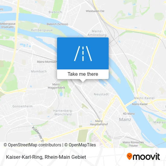 Kaiser-Karl-Ring map