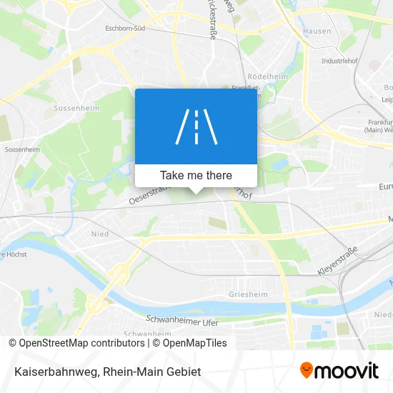 Kaiserbahnweg map