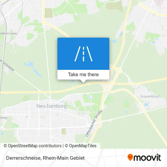 Карта Derrerschneise