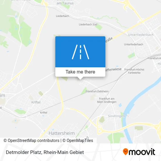 Карта Detmolder Platz