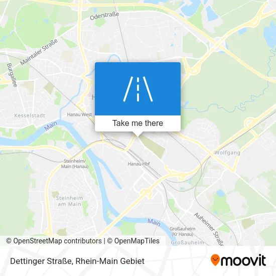 Карта Dettinger Straße