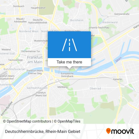 Deutschherrnbrücke map