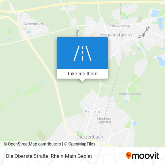 Die Oberste Straße map