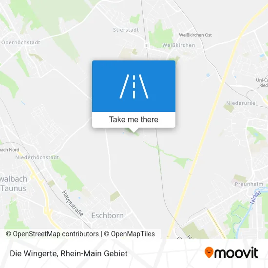 Карта Die Wingerte