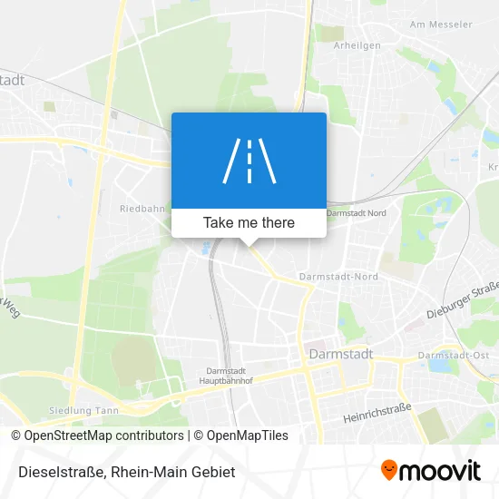 Карта Dieselstraße