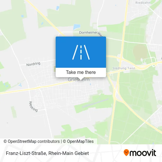 Карта Franz-Liszt-Straße