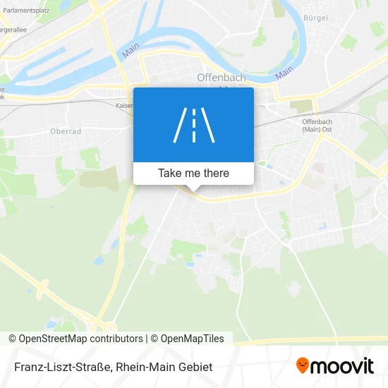 Карта Franz-Liszt-Straße