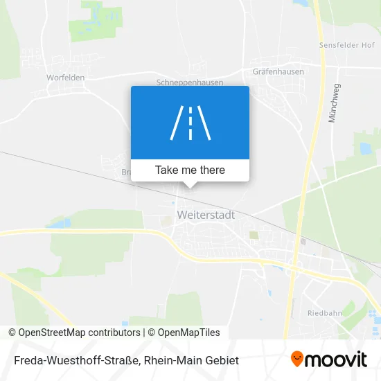 Карта Freda-Wuesthoff-Straße
