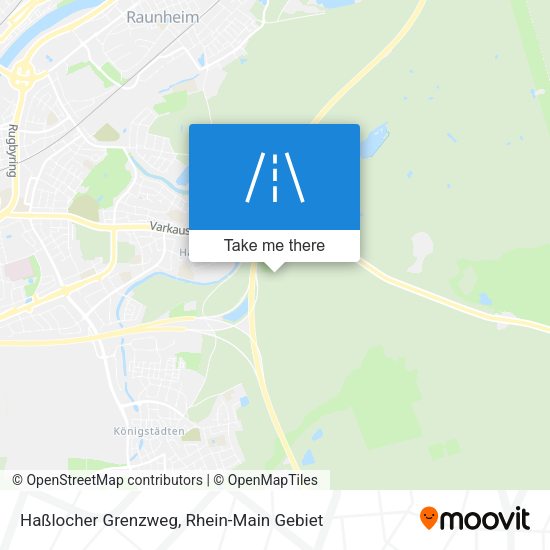 Haßlocher Grenzweg map