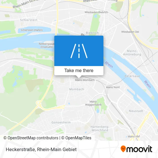 Карта Heckerstraße