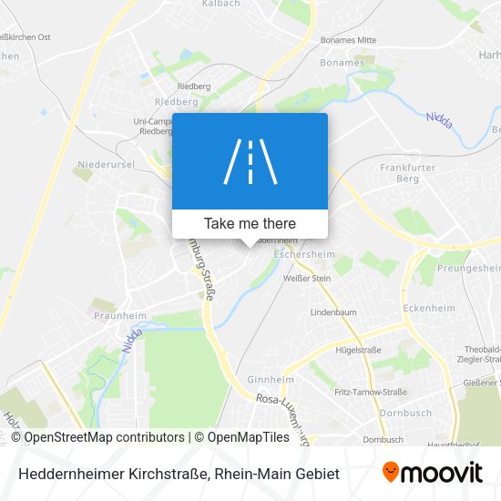 Heddernheimer Kirchstraße map
