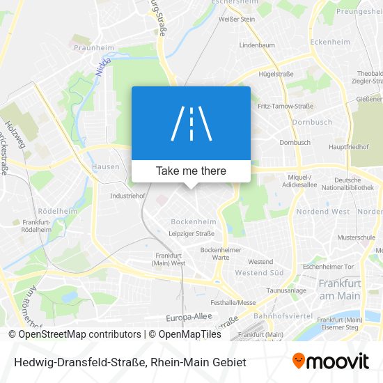 Hedwig-Dransfeld-Straße map