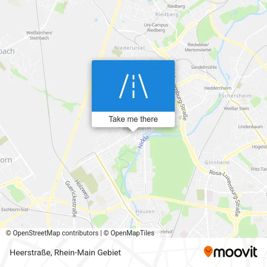 Карта Heerstraße