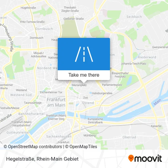 Hegelstraße map