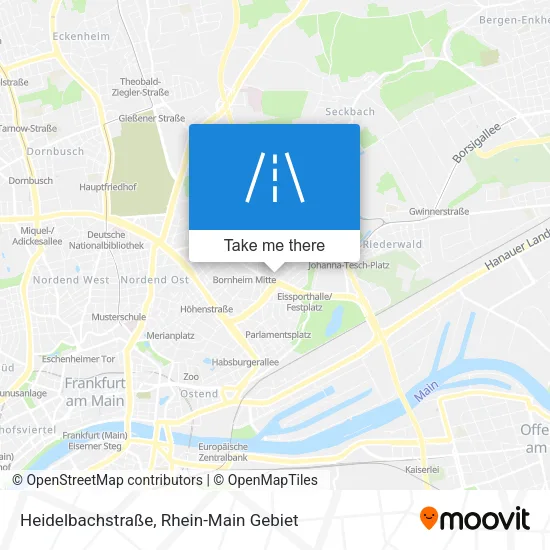 Карта Heidelbachstraße