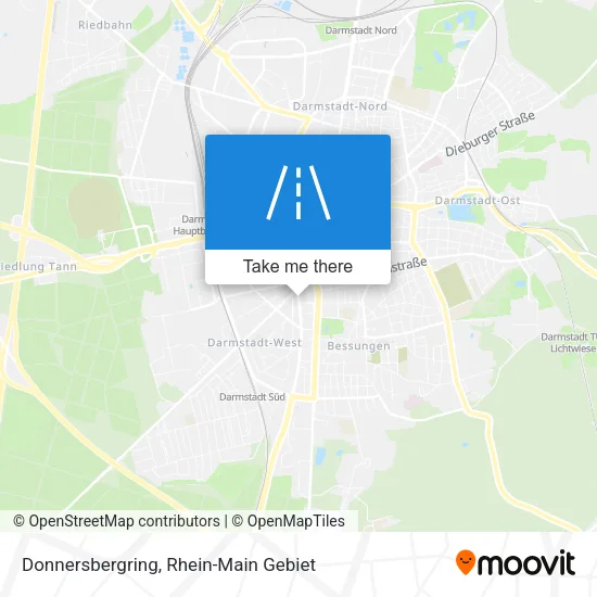 Карта Donnersbergring