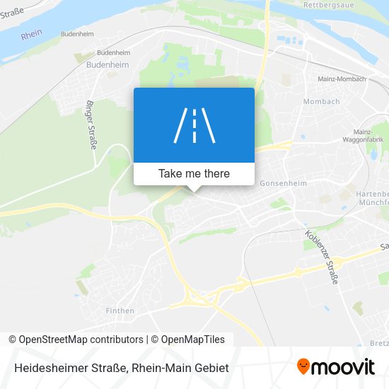 Heidesheimer Straße map