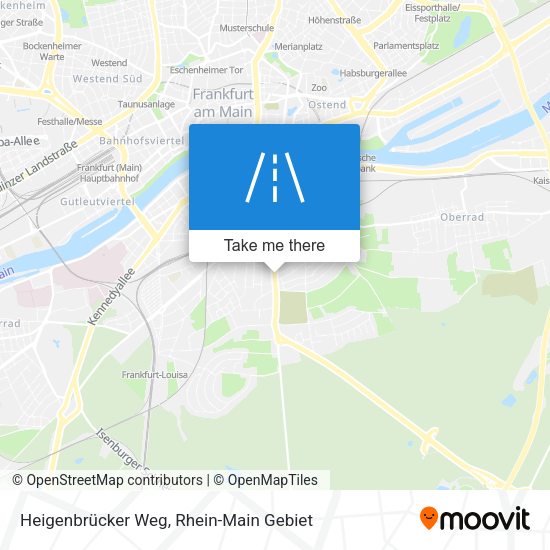 Heigenbrücker Weg map