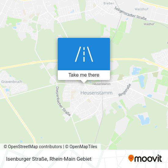 Isenburger Straße map