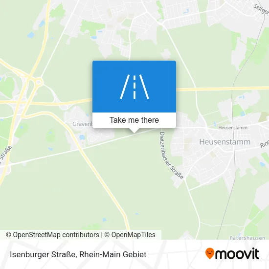 Карта Isenburger Straße
