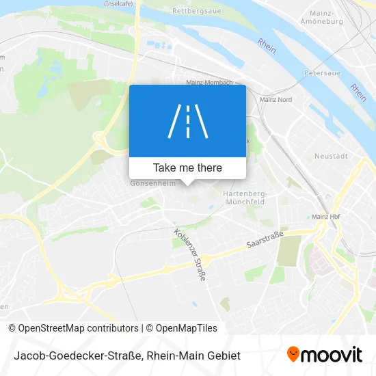 Карта Jacob-Goedecker-Straße