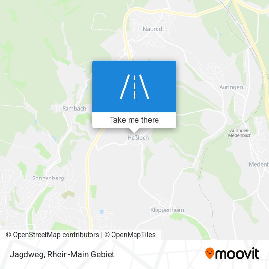 Карта Jagdweg