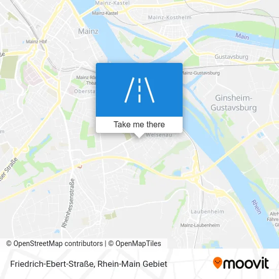 Карта Friedrich-Ebert-Straße