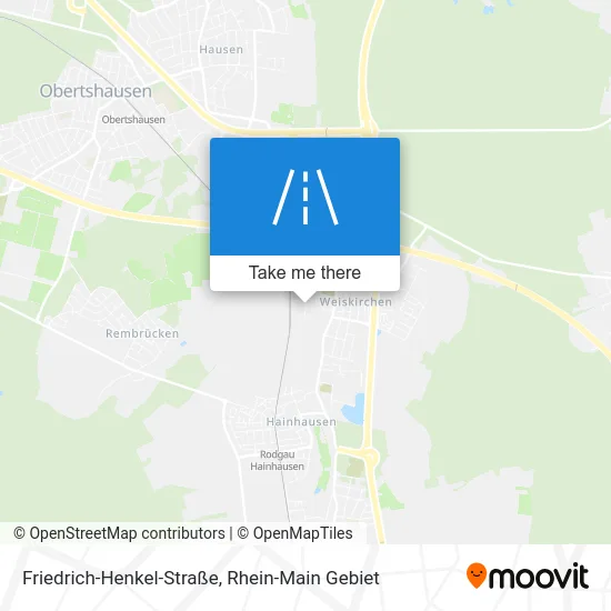 Карта Friedrich-Henkel-Straße