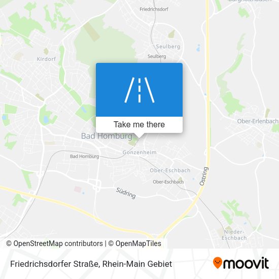 Friedrichsdorfer Straße map