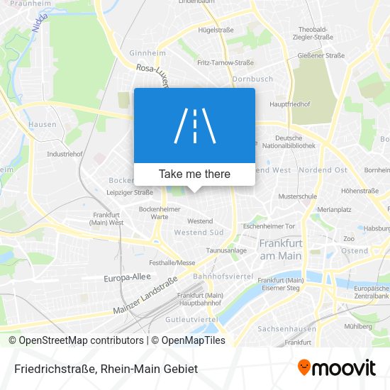 Friedrichstraße map