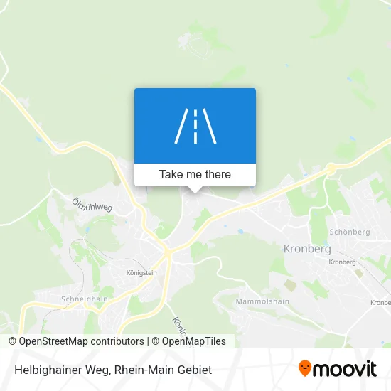 Карта Helbighainer Weg