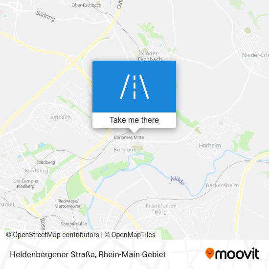 Heldenbergener Straße map