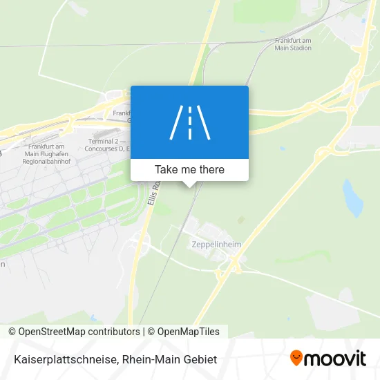 Карта Kaiserplattschneise